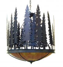 Meyda White 140717 - 30" Wide Tall Pines Inverted Pendant