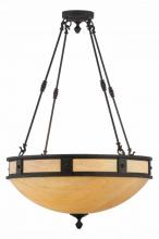 Meyda White 142727 - 28" Wide Capella Inverted Pendant