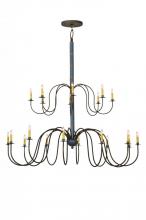 Meyda White 143566 - 68"W Marseille 20 LT Two Tier Chandelier