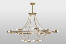 Meyda White 147882 - 87"W ISON 36 LT Chandelier