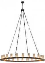 Meyda White 148680 - 72"W Loxley 24 LT Chandelier