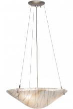 Meyda White 151637 - 18"W Metro Fusion Ramoscelli Inverted Pendant