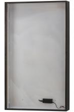 Meyda White 152456 - 30"W Mahogany Bronze 2700-3000K Warm White LED Backlit Display