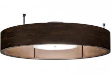 Meyda White 154000 - 72"W Cilindro Hickory Pendant