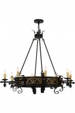 Meyda White 155072 - 48"W Filomena 8 LT Chandelier