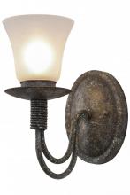 Meyda White 155226 - 5"W Bell Wall Sconce