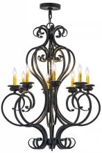 Meyda White 156713 - 28"W Fernando 8 LT Chandelier