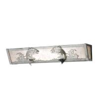 Meyda White 15679 - 24"W Leaping Trout Vanity Light