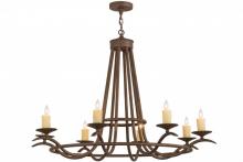 Meyda White 158757 - 48"W Octavia 8 LT Chandelier