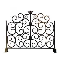 Meyda White 162752 - 46" Wide Mediterranean Fireplace Screen