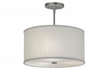 Meyda White 166656 - 15" Wide Cilindro Textrene Pendant