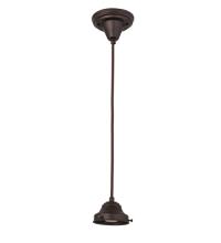 Meyda White 168509 - 4"W Revival Mahogany Bronze Pendant Hardware