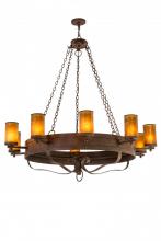 Meyda White 170768 - 60"W Parnella 10 LT Chandelier