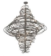 Meyda White 172410 - 60"W Cyclone 36 LT Chandelier