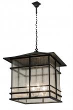 Meyda White 174259 - 30"Sq Tea House Lantern Pendant