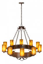 Meyda White 175018 - 48"W Parnella 10 LT Chandelier