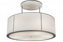 Meyda White 175109 - 72"W Cilindro Textrene Pendant