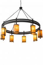 Meyda White 176848 - 84" Wide Beartooth 8 Light Chandelier