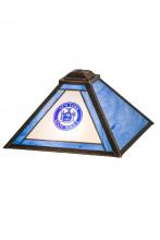 Meyda White 178516 - 13"Sq Personalized State Trooper Shade