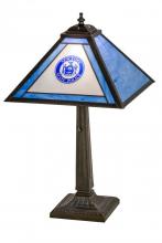 Meyda White 180387 - 22"H Personalized State Trooper Table Lamp