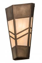 Meyda White 182998 - 12" Wide Santa Fe Wall Sconce