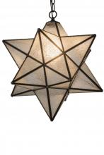 Meyda White 184049 - 18" Wide Moravian Star Pendant