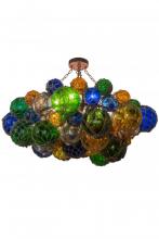 Meyda White 185262 - 56"W Bijoux Colores Chandelier