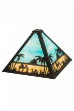 Meyda White 188315 - 10"Sq Camel Mission Shade