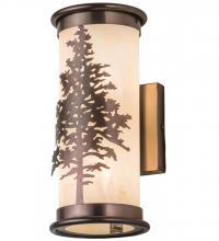 Meyda White 189042 - 5"W Tamarack Wall Sconce