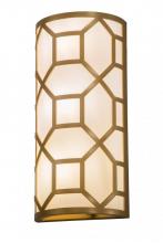 Meyda White 193033 - 8" Wide Cilindro Mosaic Wall Sconce