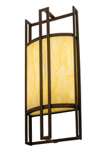 Meyda White 193467 - 10"W Paille Wall Sconce