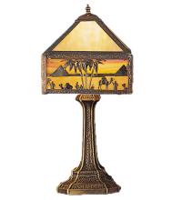 Meyda White 200209 - 19.5" Wide Camel Mission Accent Lamp
