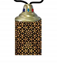 Meyda White 210713 - 5" Wide Tortola Lantern