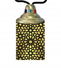 Meyda White 210718 - 5" Wide Tortola Lantern