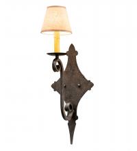 Meyda White 211470 - 8" Wide Angelique Wall Sconce