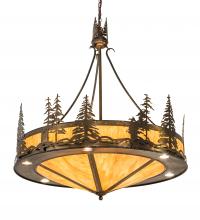 Meyda White 215185 - 40" Wide Tall Pines Inverted Pendant