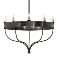 Meyda White 215483 - 54" Wide Parnella 10 Light Chandelier