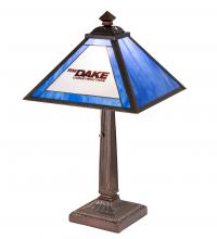 Meyda White 219517 - 23" High Personalized Mission Table Lamp