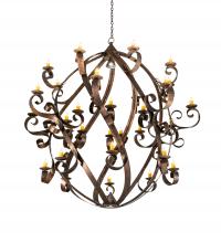 Meyda White 221488 - 100" Wide Caliope 32 Light Chandelier