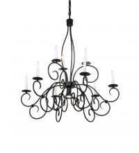 Meyda White 227102 - 36" Wide Grace 10 Light Two Tier Chandelier