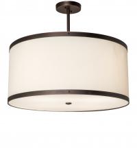 Meyda White 230681 - 28" Wide Cilindro Eggshell Textrene Pendant