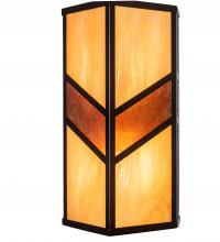 Meyda White 232571 - 8" Wide Santa Fe Wall Sconce