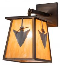 Meyda White 233602 - 9" Wide Arrowhead Wall Sconce