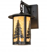 Meyda White 233622 - 10" Wide Fulton Tall Pines Wall Sconce