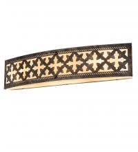 Meyda White 233939 - 28" Wide Cardiff Wall Sconce
