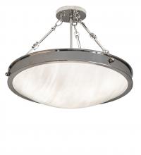 Meyda White 235343 - 20" Wide Dionne Inverted Pendant