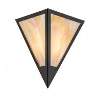 Meyda White 240000 - 14" Wide Mission Point Wall Sconce