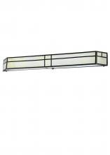 Meyda White 242167 - 50" Wide Hyde Park Double Bar Mission Wall Sconce