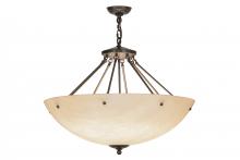 Meyda White 242524 - 30" Wide Madison Inverted Pendant