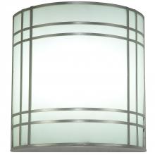 Meyda White 243871 - 12" Wide Lunette Wall Sconce